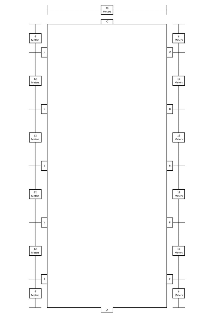 Setting up your dressage arena!